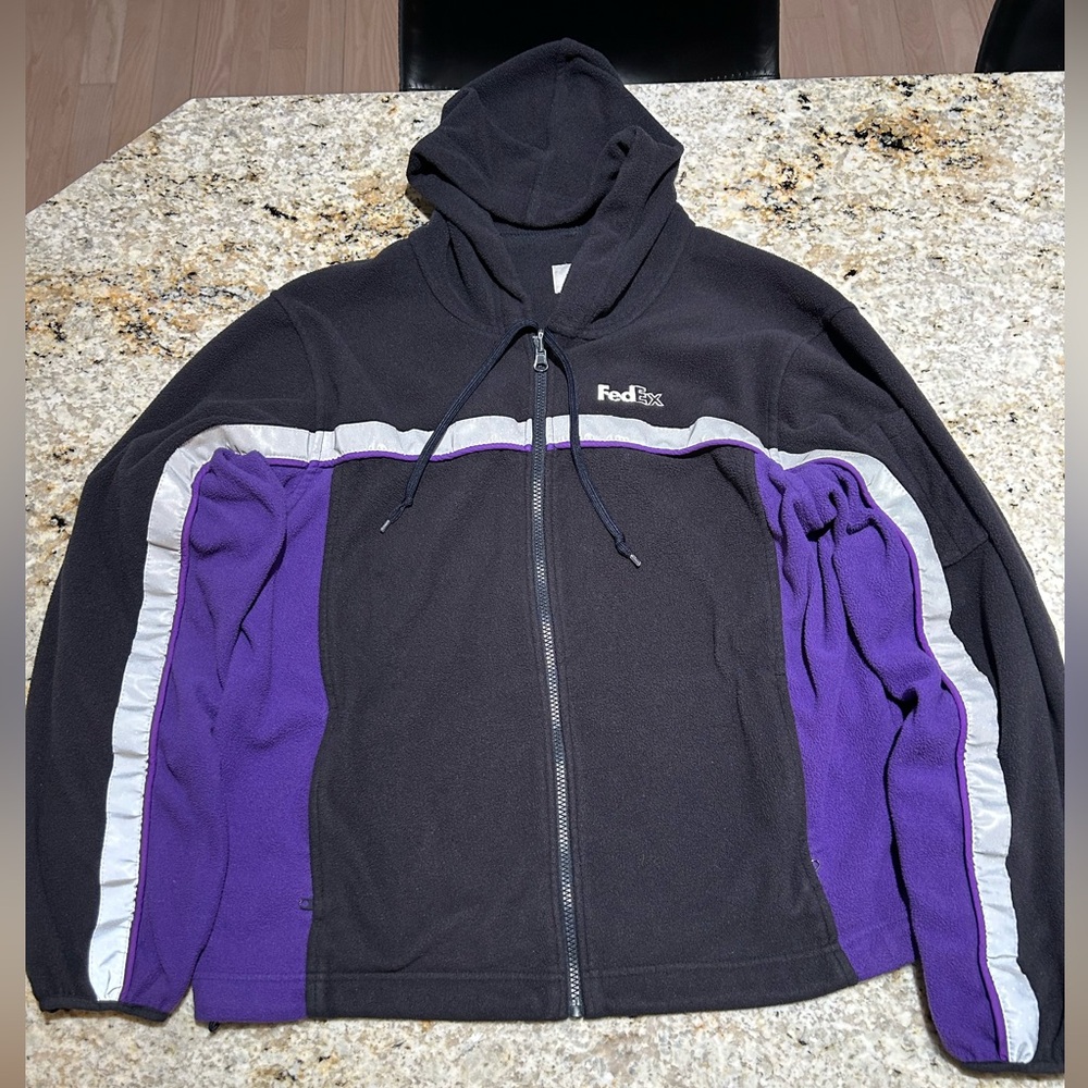 Fedex Fleece jacket men’s size M